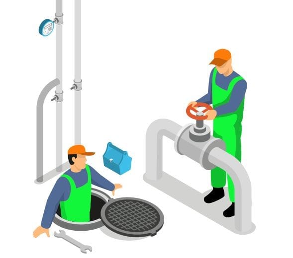 البالوعات وتمديدات المجاري